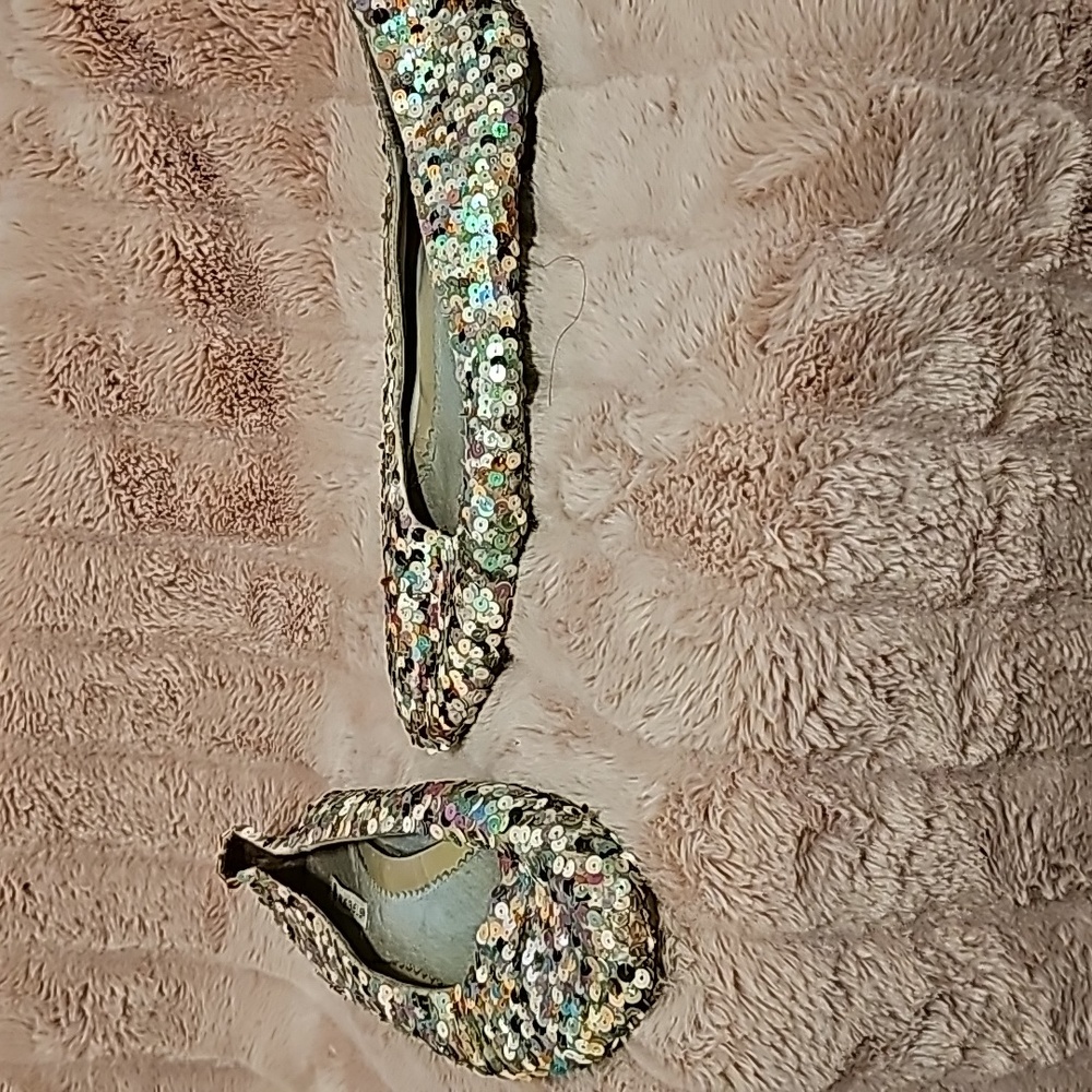 Sequin flats